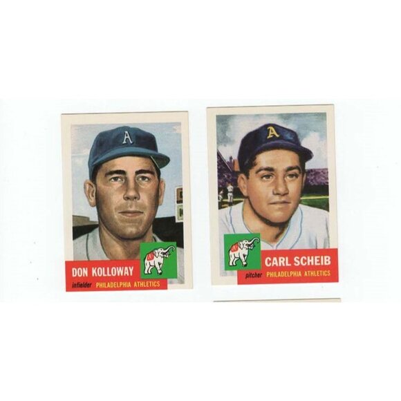 Topps Archives Philadelphia Athletics 4 Baseball Trading Card Bundle - Picture 6 of 6